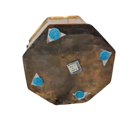 Vintage/Antique Small Brass/Metal Trinket Box - Picture 5 of 14